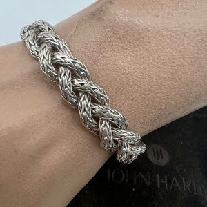 🔴Authentic JOHN HARDY Vintage Sterling Silver Braided Bracelet🔴